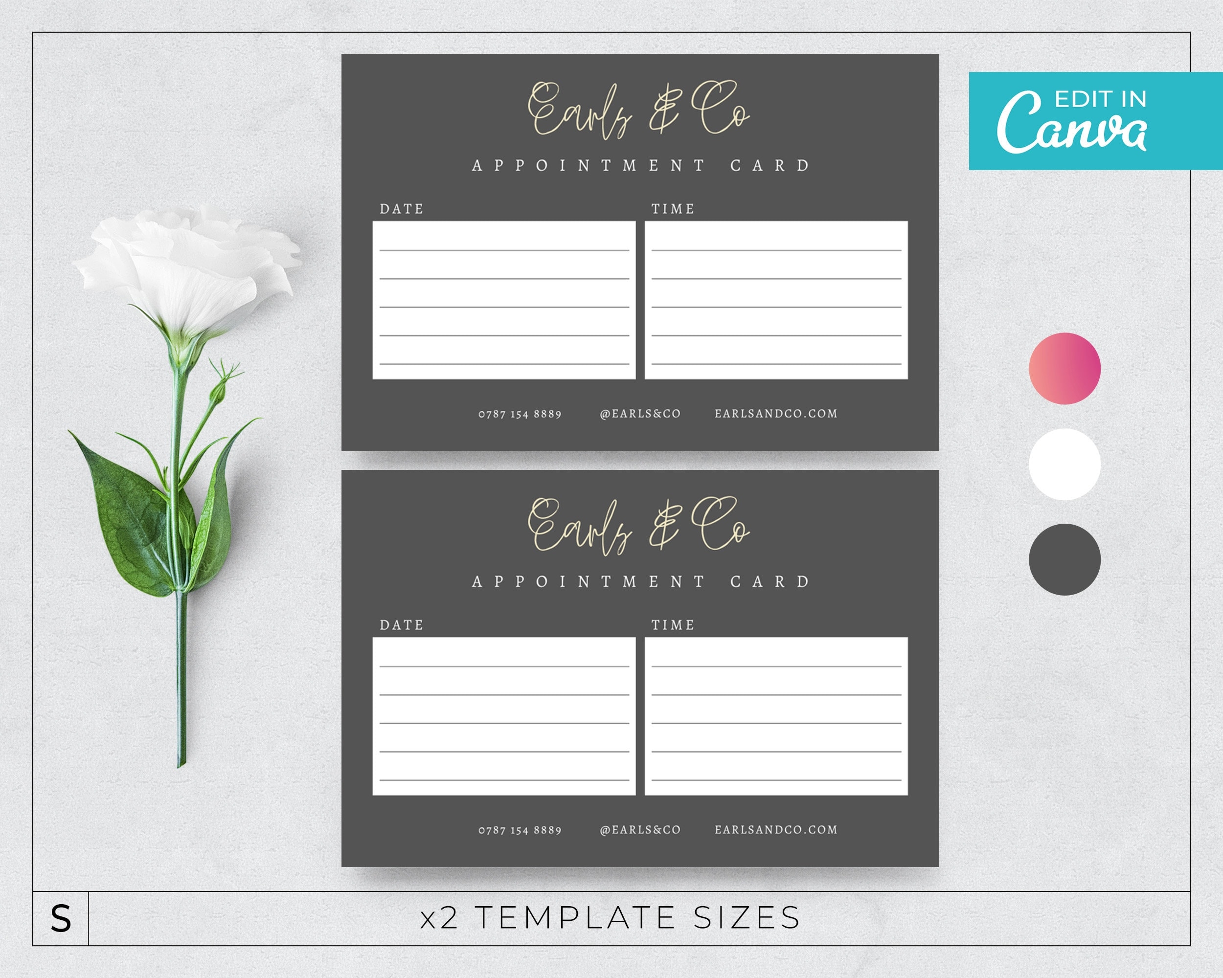 Free Printable Appointment Card Template Free Printable Appointment Card Template