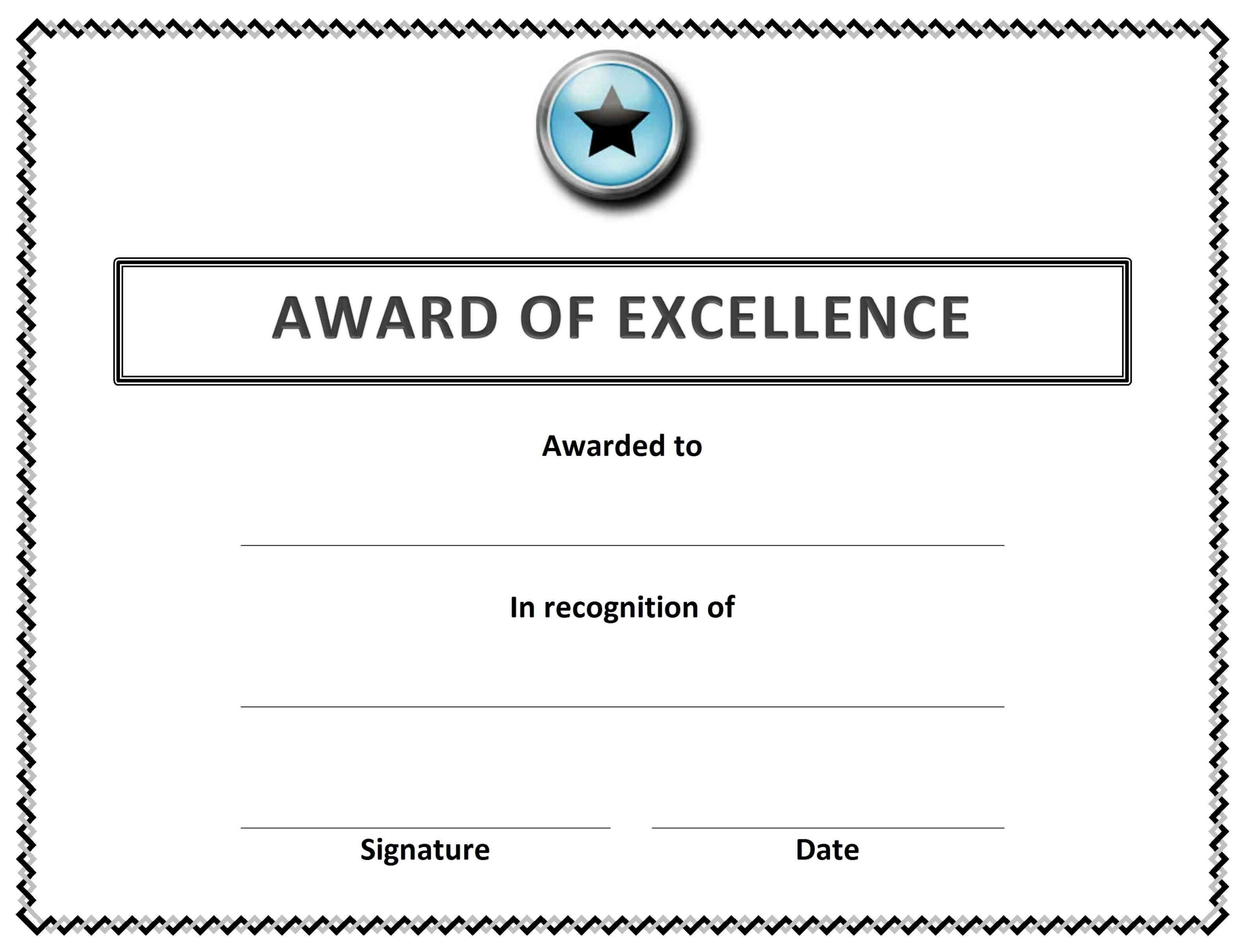 Free Printable Certificate Templates