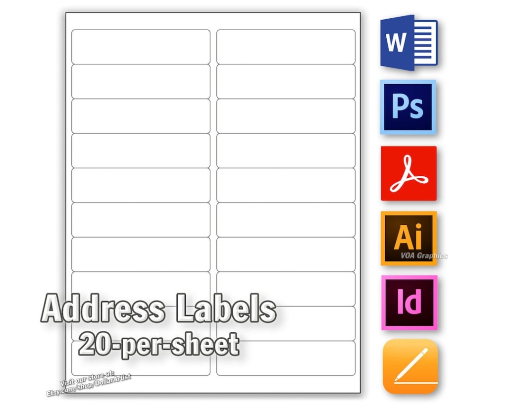 Batrical Address Label Template