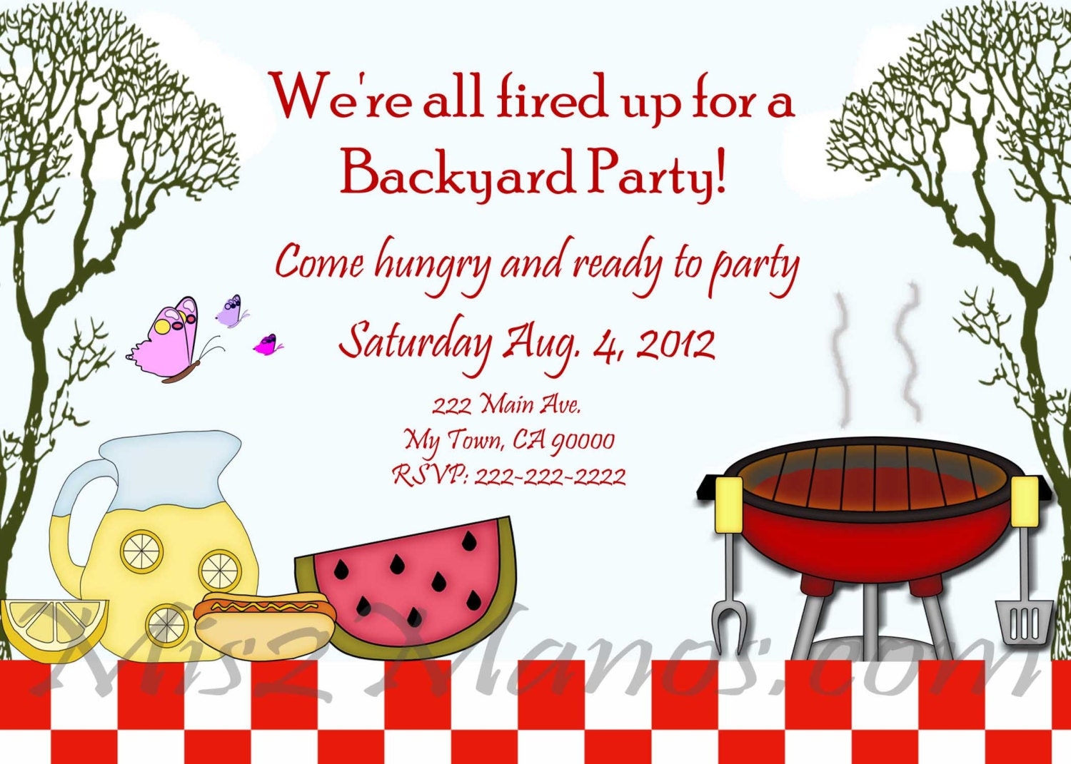 Free Printable Bbq Invite Template Free Printable Bbq Invite Template