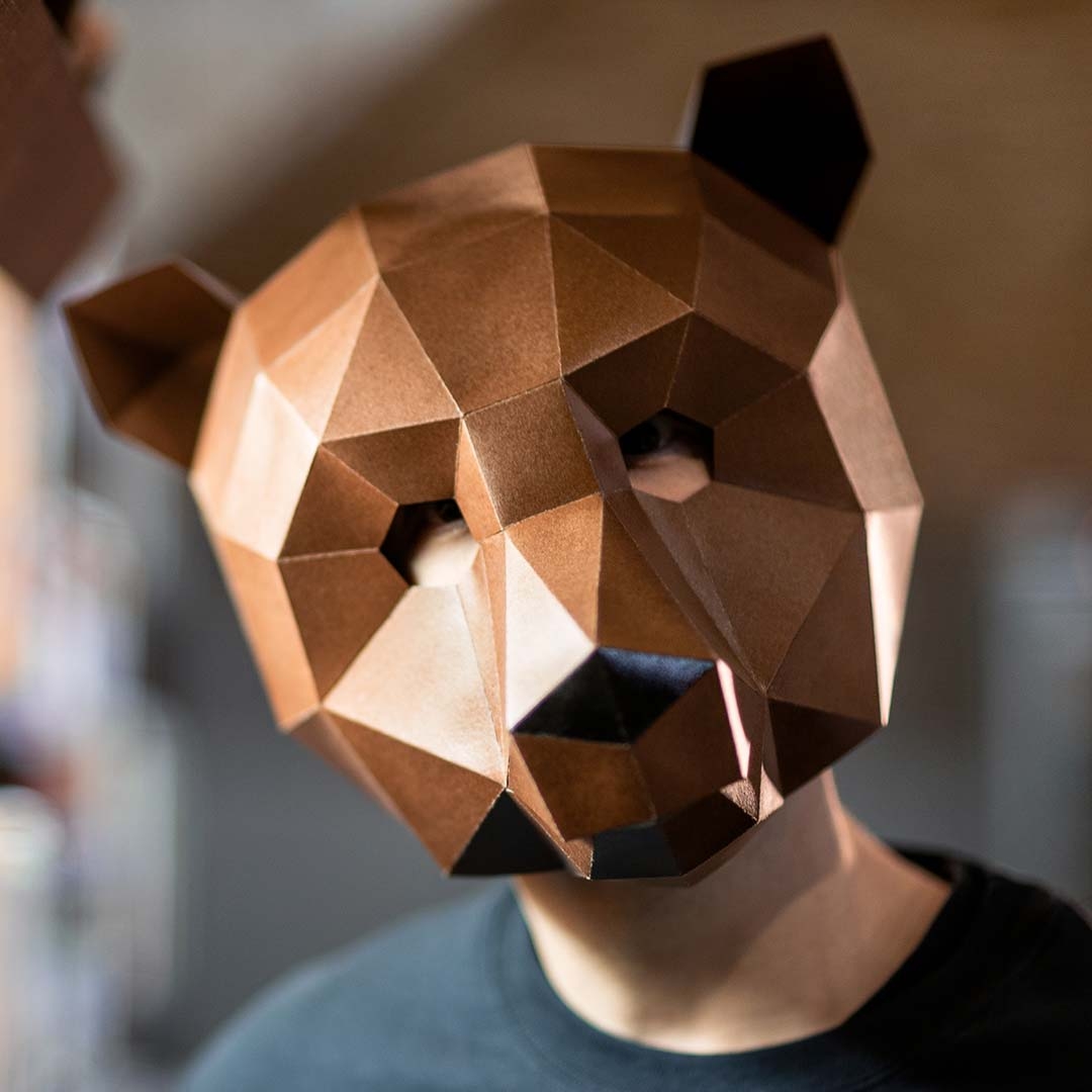 3d Paper Mask Template Free Printable