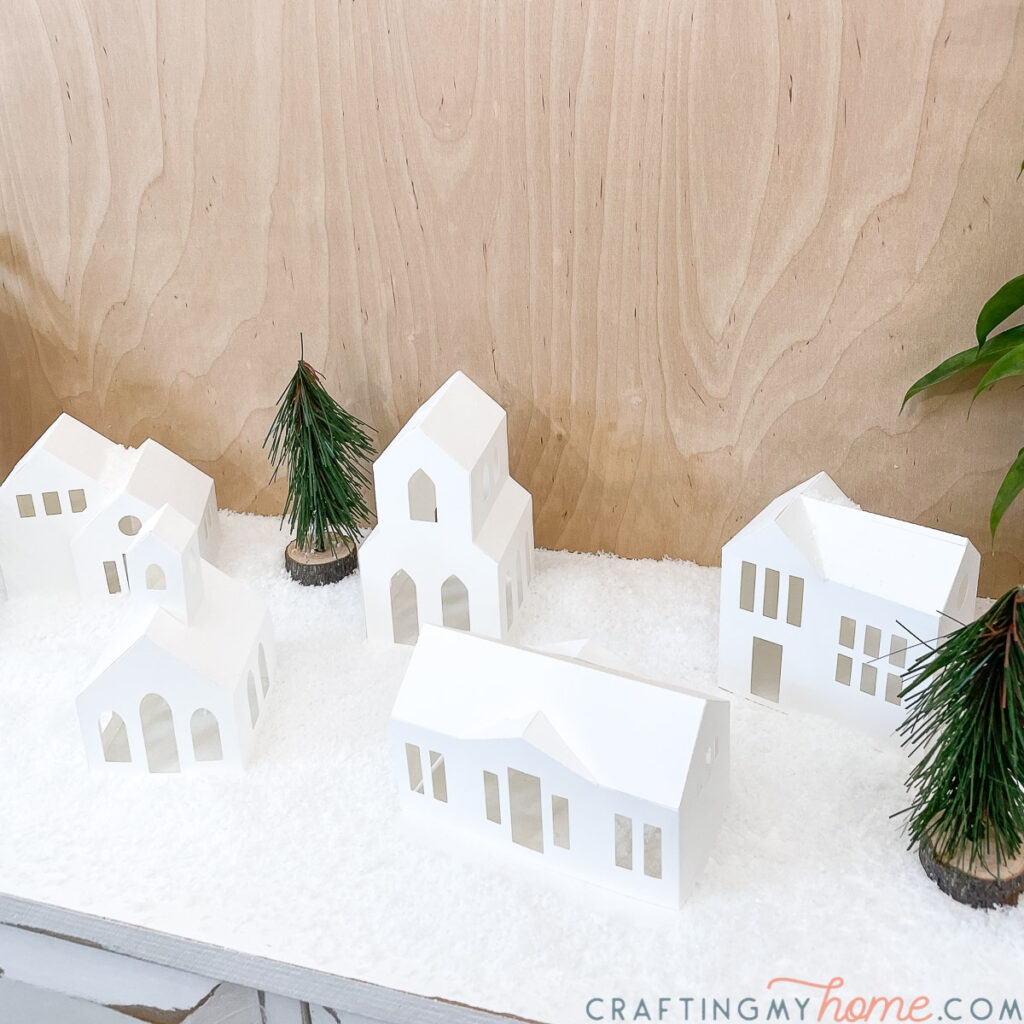 Free Printable Printable Christmas Village Template