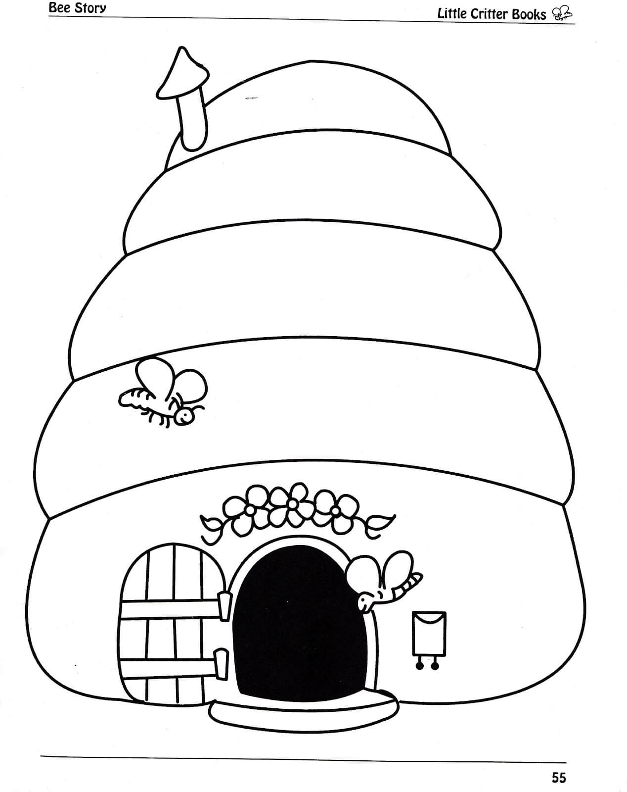 Bee Coloring Pages Printable Coloring Pages FREE