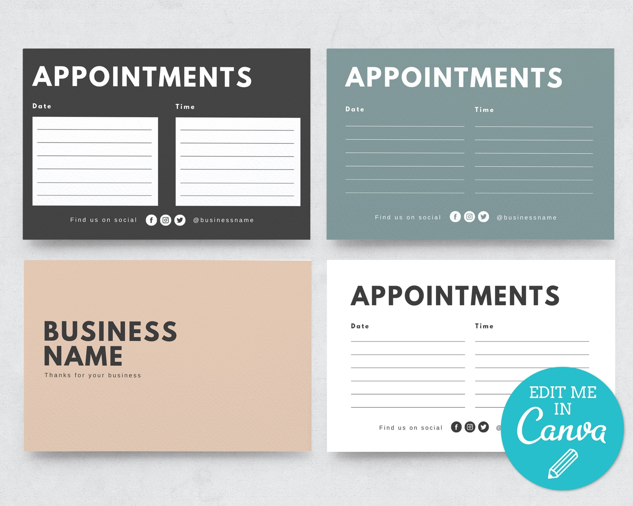 Big U0026 Bold Appointment Card Template Editable Appointment Card Minimalist Appointment Reminder Card Personalised Appointment Cards Etsy Big U0026 Bold Appointment Card Template Editable Appointment Card Minimalist Appointment Reminder Card Personalised Appointment Cards Etsy