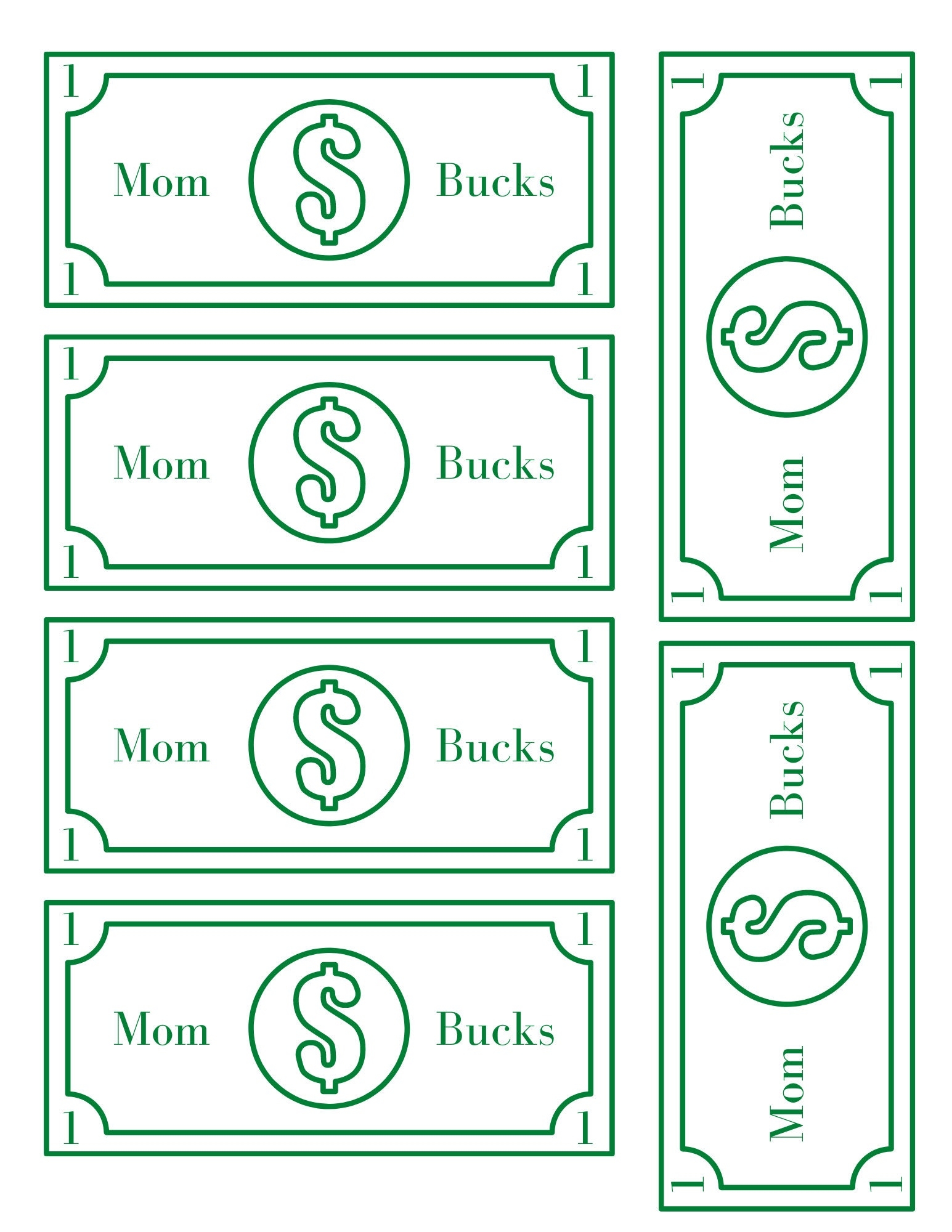 Bingo Bucks Printable Etsy