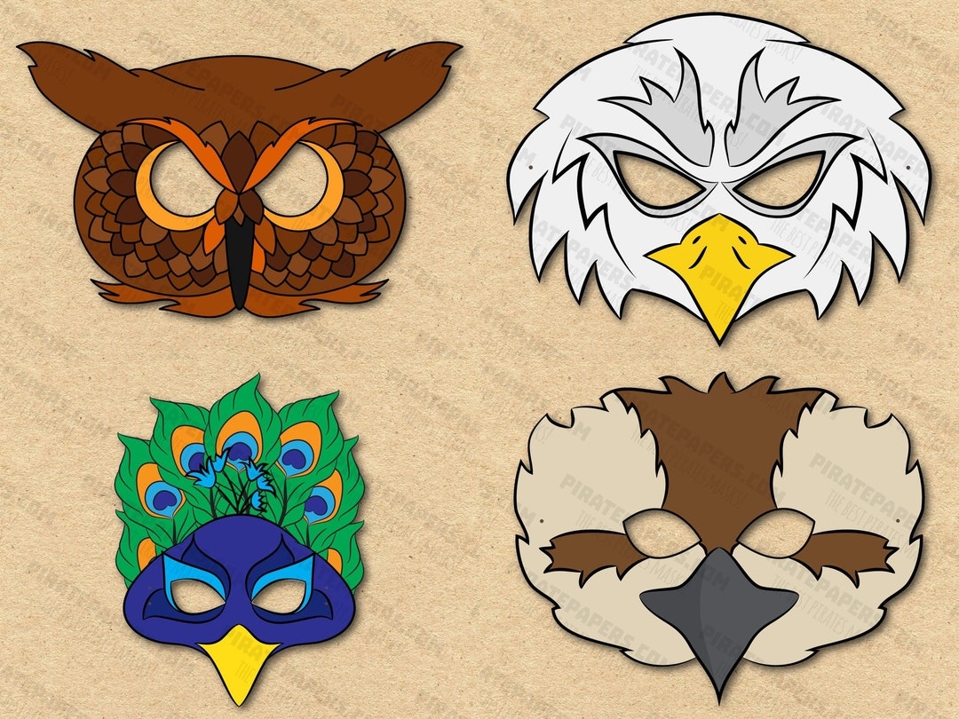 Free Printable Bird Mask Template