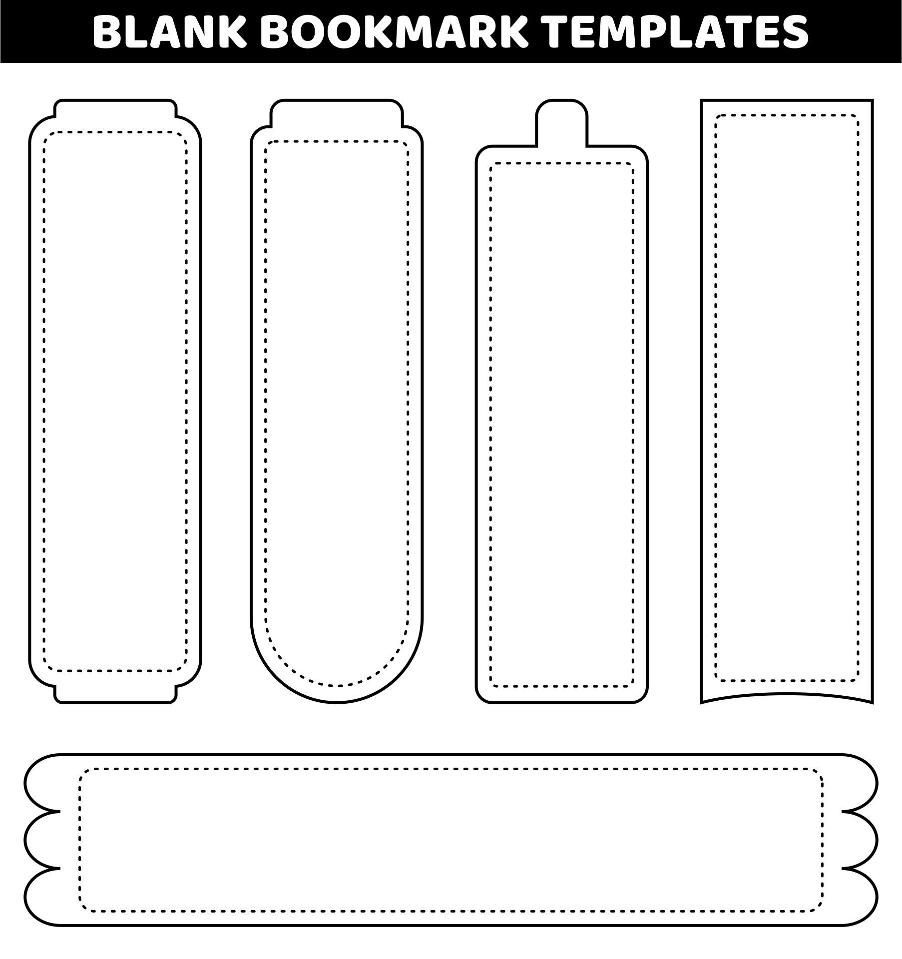 Free Bookmark Template Printable