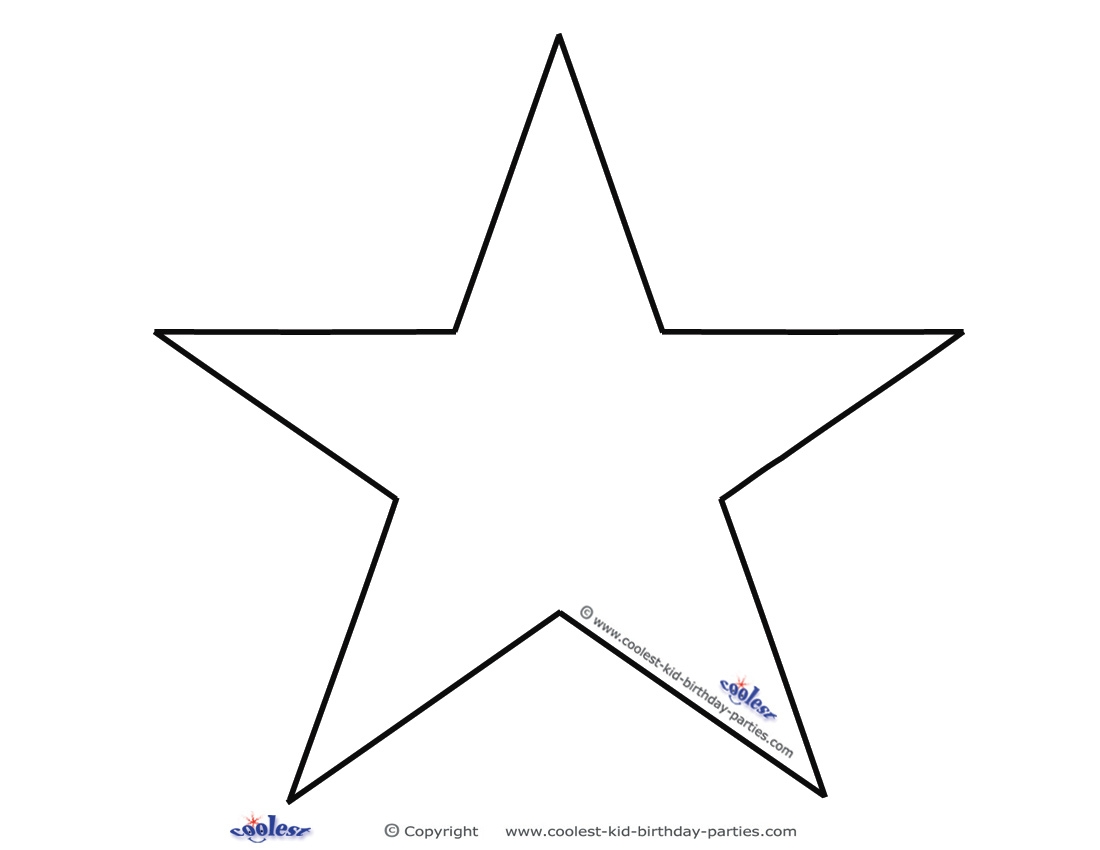 Editable Free Printable Hollywood Star Template