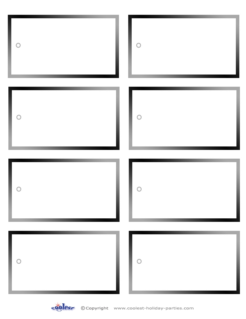 Blank Printable Gift Tags Blank Printable Gift Tags