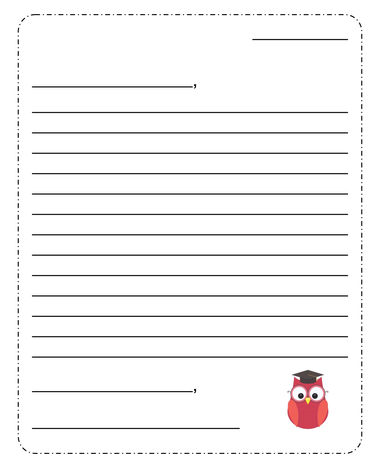 Blank Template Friendly Letter 10 Free PDF Printables Printablee