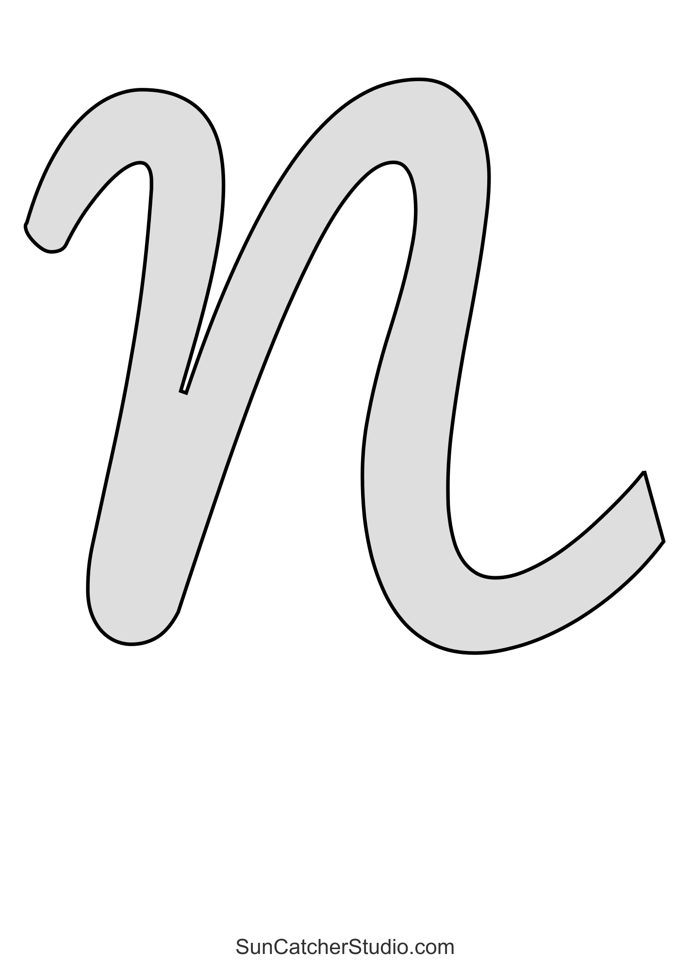 Letter N Template Free Printable Letter N Template Free Printable