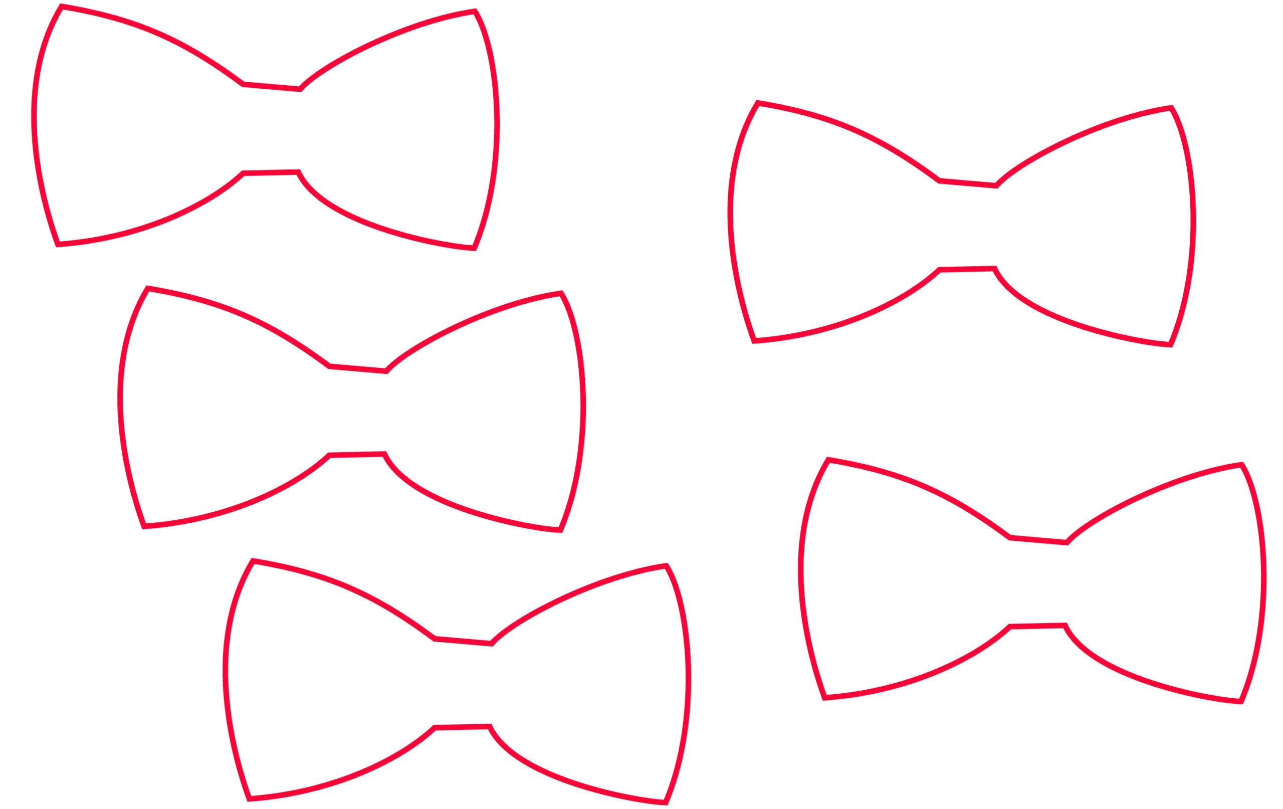 Bow Tie Template Free Printable Templates For Your DIY Projects