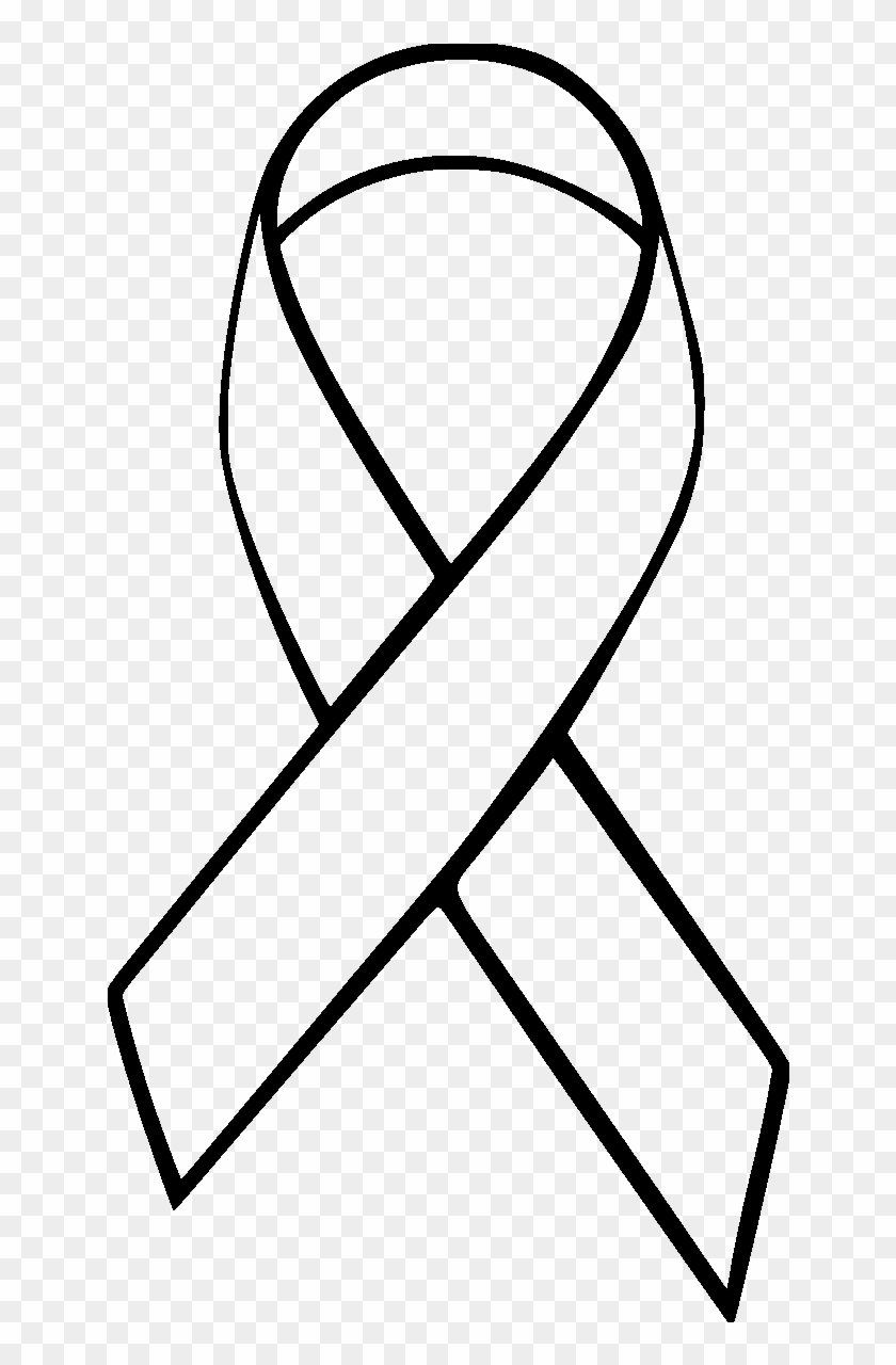 Breast Cancer Ribbon Outline Free Transparent PNG Clipart Images Download
