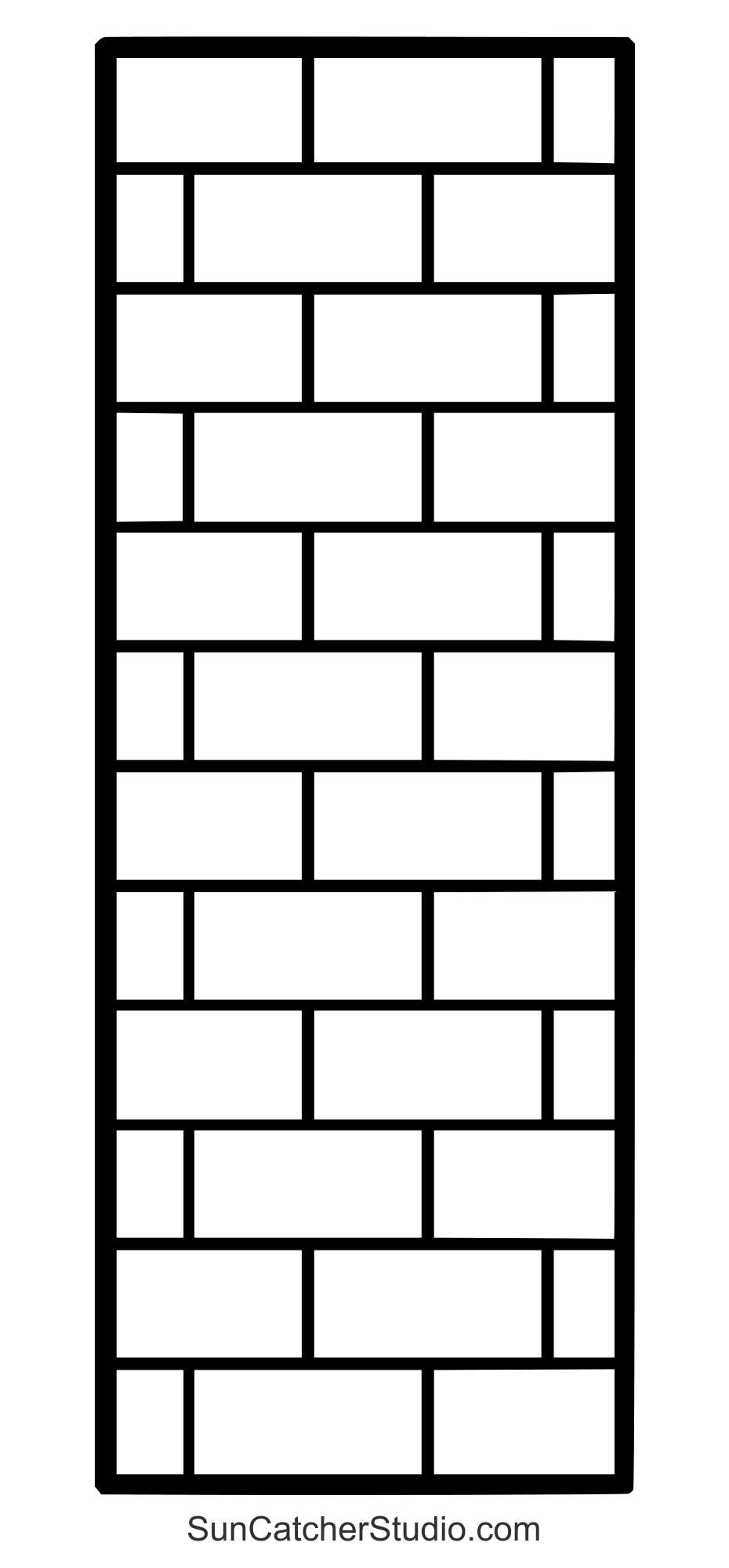 Brick Letter Font Free Printable Alphabet U0026 Number Stencils Free Printables Monograms Design Tools Patterns U0026 DIY Projects