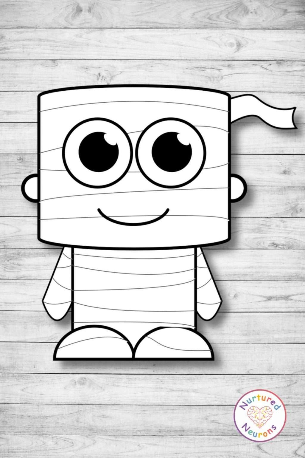 Free Printable Mummy Template Free Printable Mummy Template