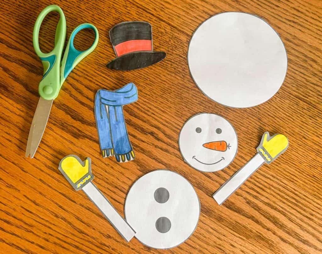 Free Printable Snowman Template Pdf
