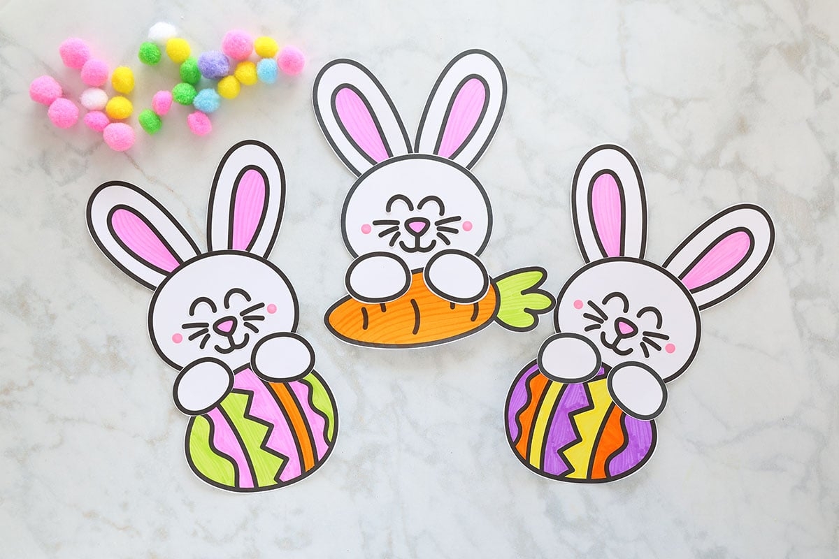 Simple Bunny Template Free Printable