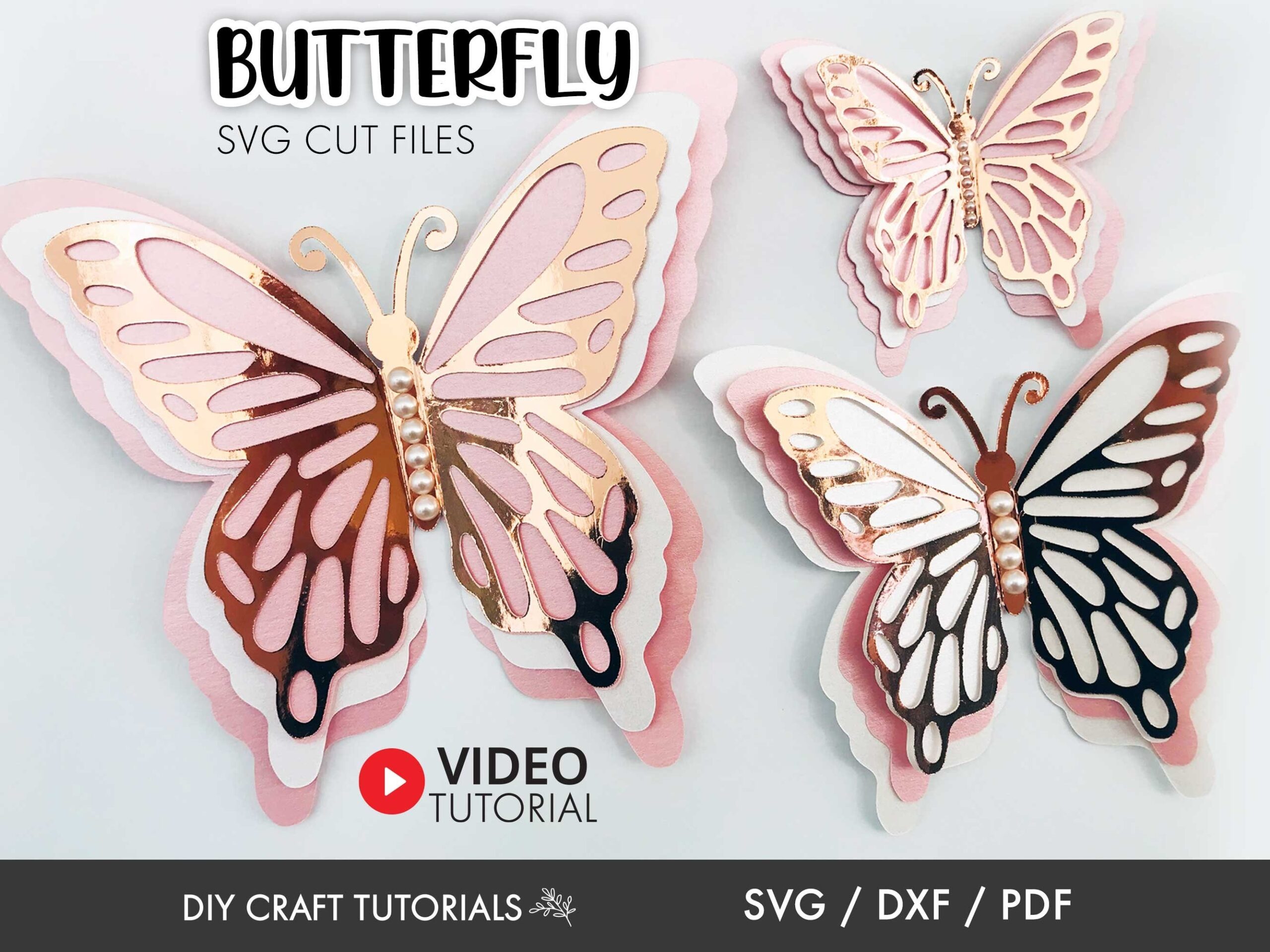 Free Printable 3d Butterfly Template Free Printable 3d Butterfly Template