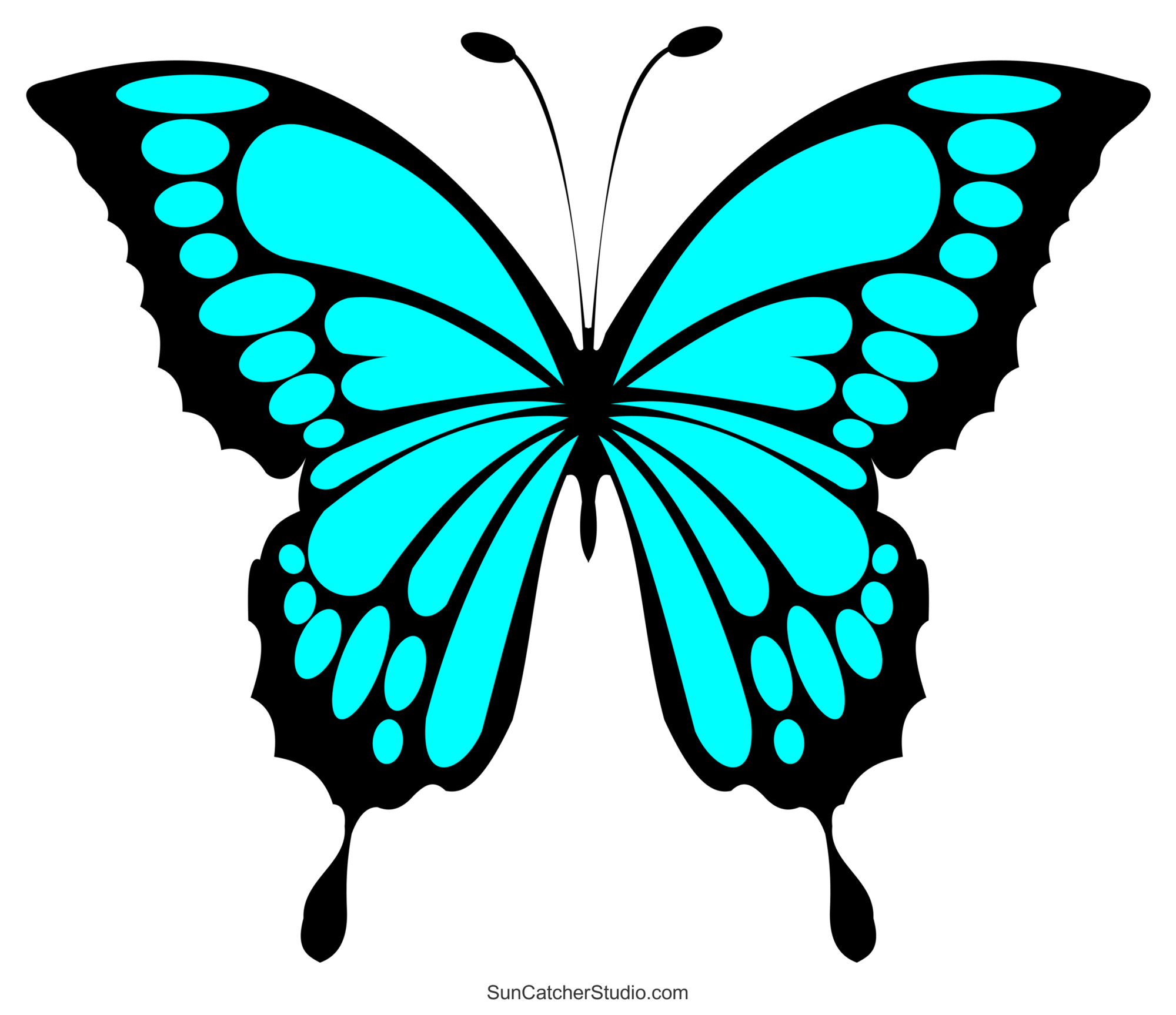 Butterfly SVG Files Printable Templates Patterns U0026 Clipart 