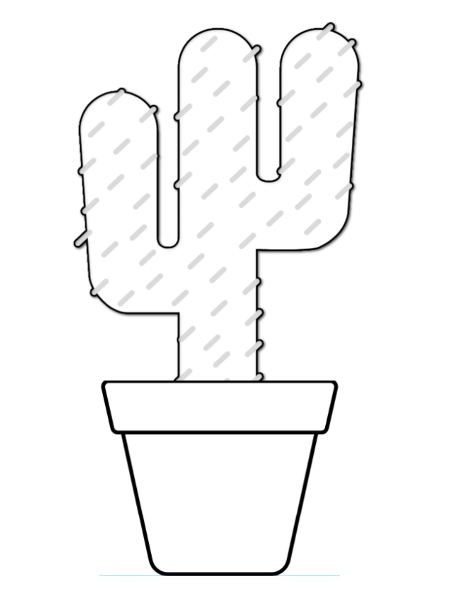 Cactus Craft For Kids With Free Cactus Printable Cactus Craft For Kids With Free Cactus Printable
