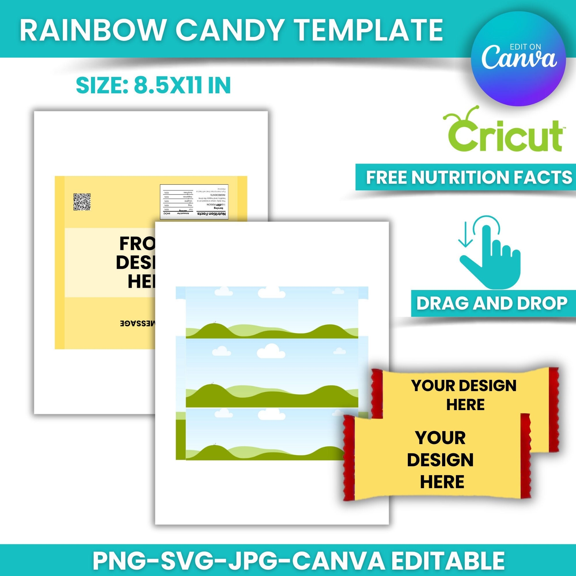 Candy Wrapper Template Candy Wrapper Template Candy Template 
