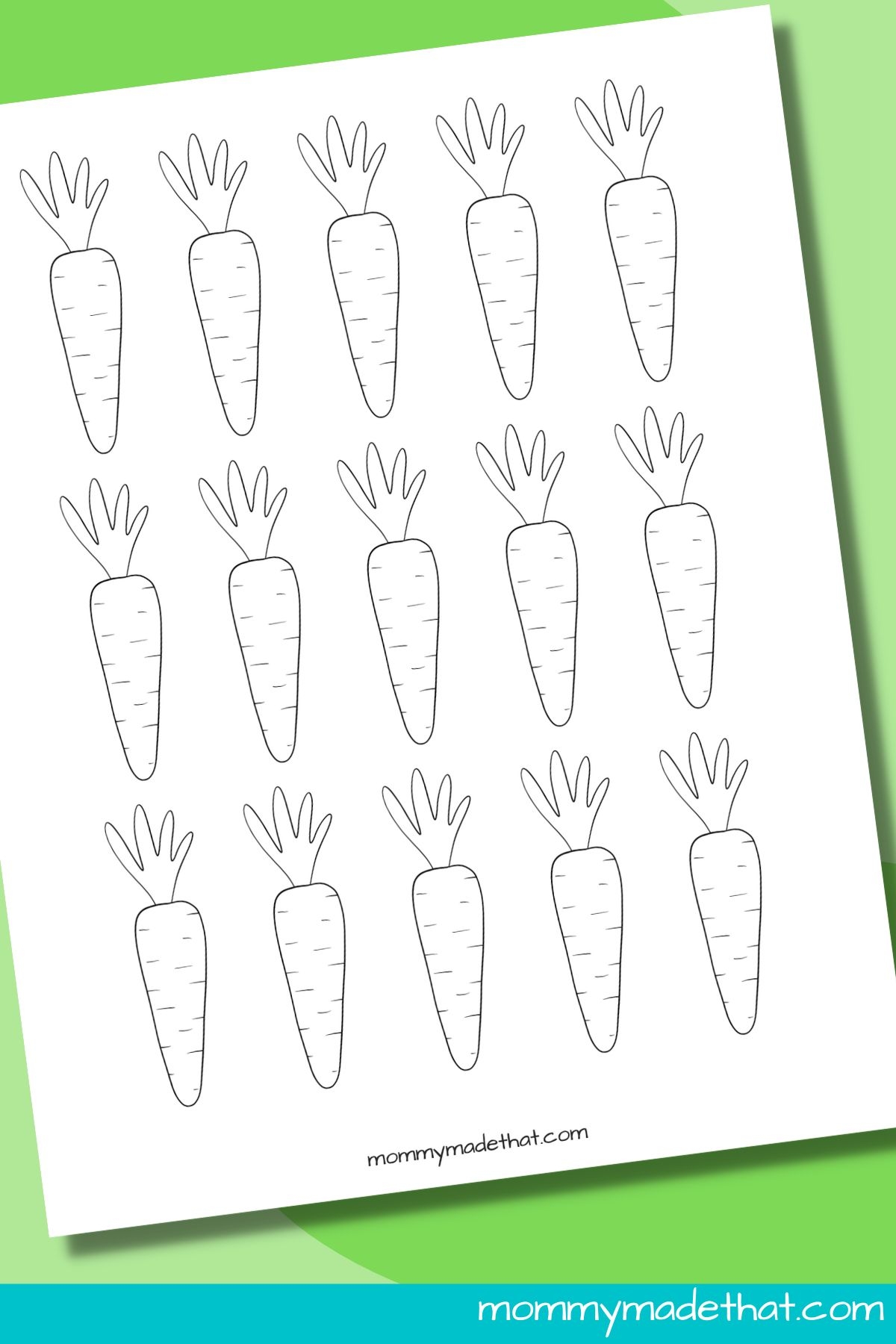 Carrot Template Free Printable Carrot Template Free Printable
