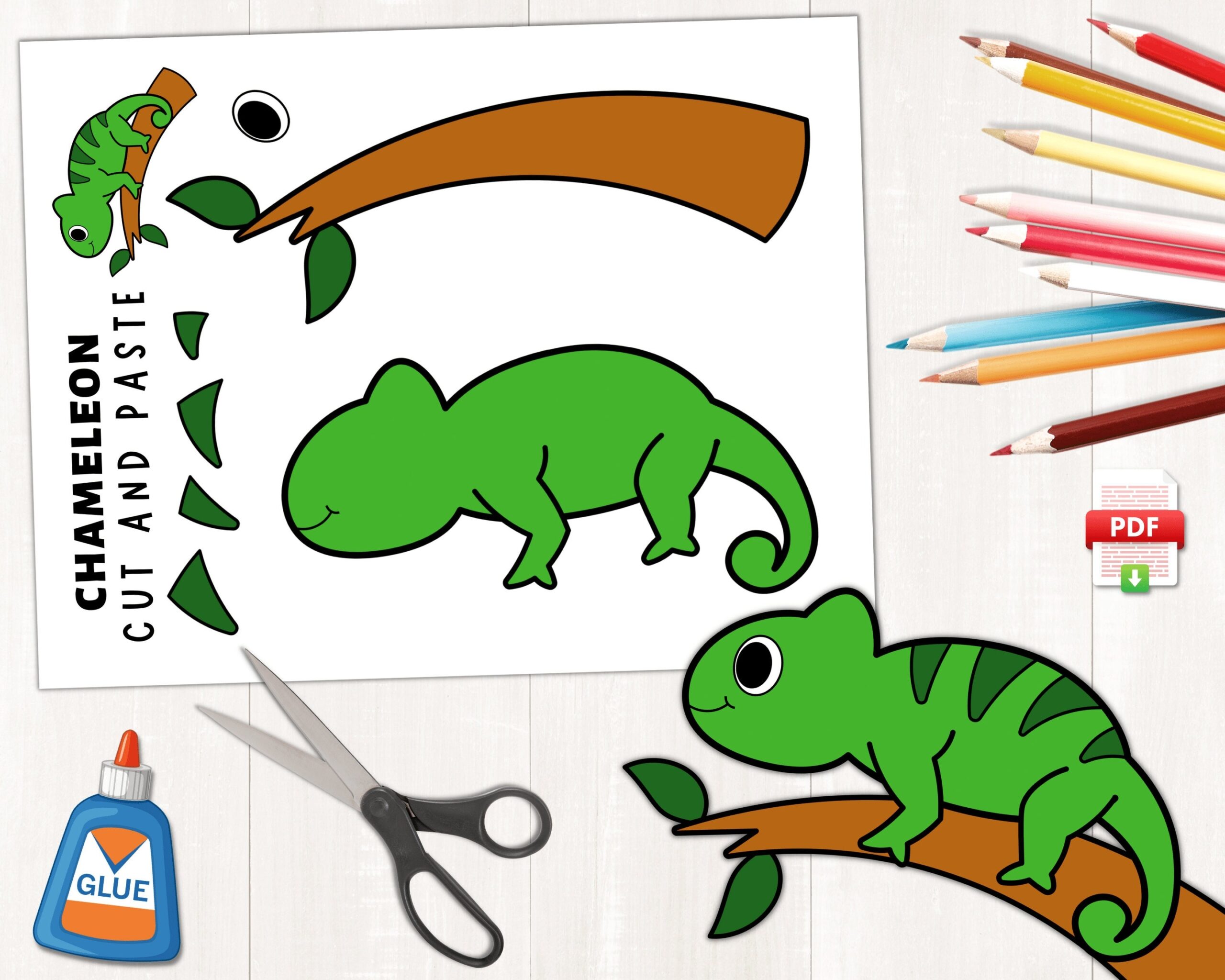 Chameleon Craft For Kids Printable Template Rainforest Activities Chameleon Coloring Page Build A Chameleon US Letter Size A4 Size Etsy Chameleon Craft For Kids Printable Template Rainforest Activities Chameleon Coloring Page Build A Chameleon US Letter Size A4 Size Etsy