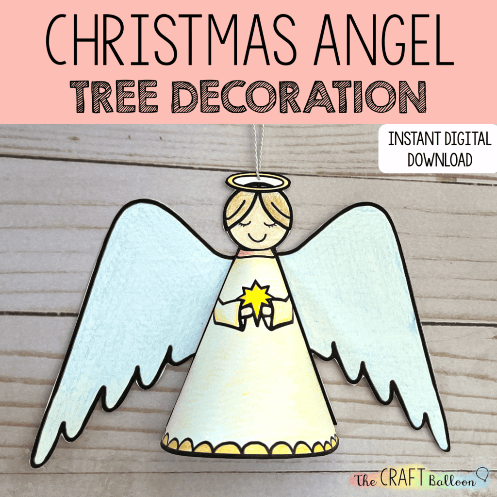 Christmas Angel Tree Decoration The Craft Balloon