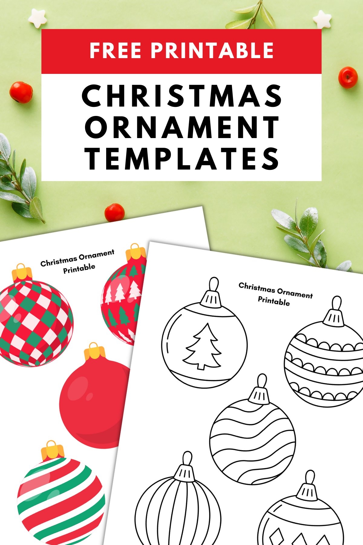 Christmas Printable Templates Free