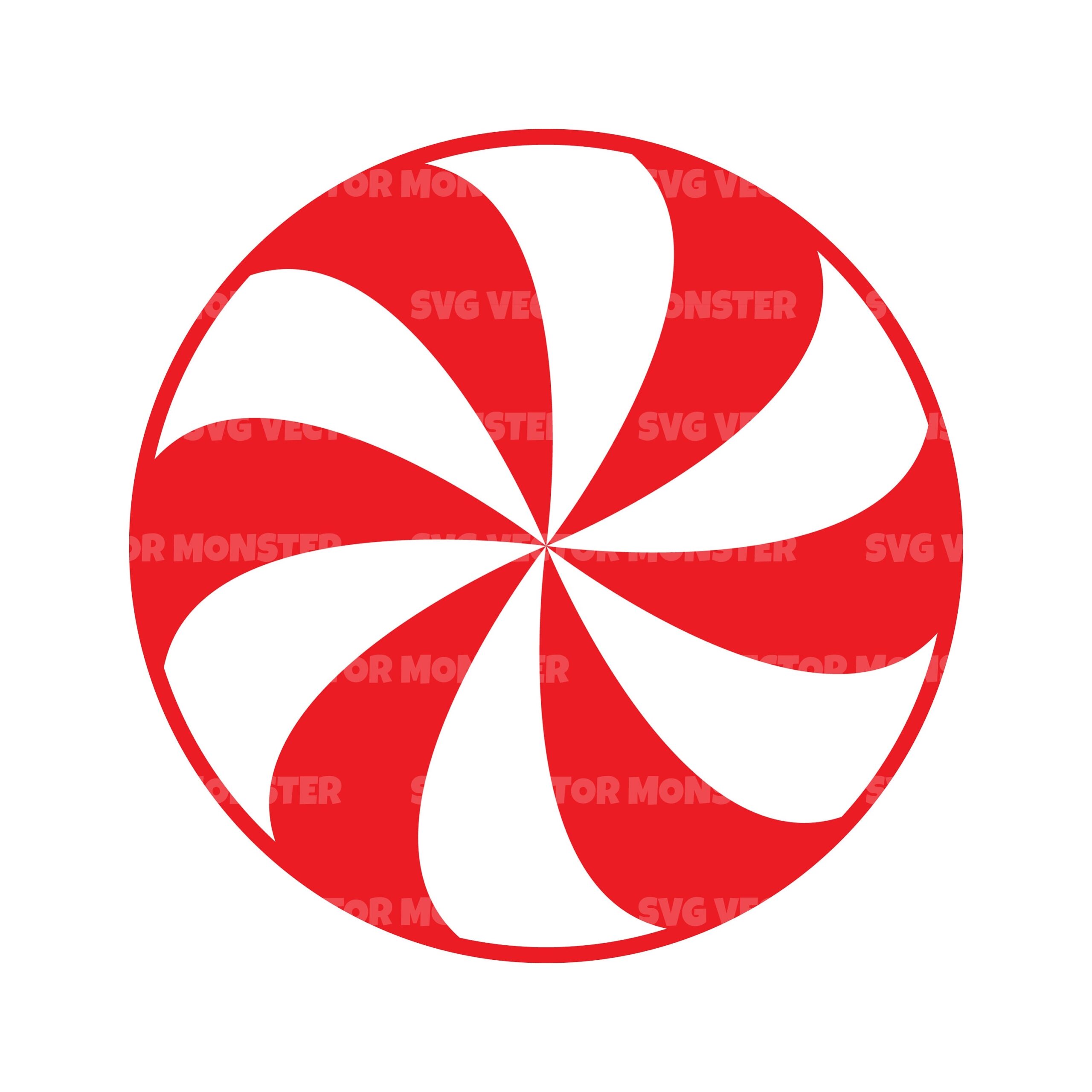 Free Printable Peppermint Candy Template