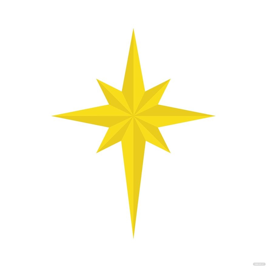 Christmas Star Clipart In Illustrator SVG JPG EPS PNG 