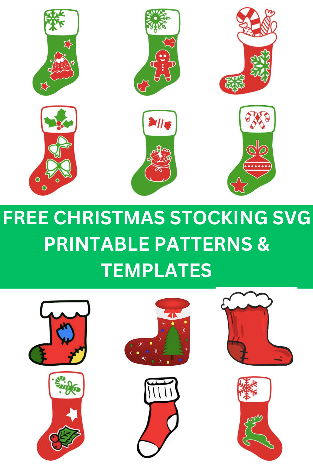 Free Christmas Stocking Template Printable