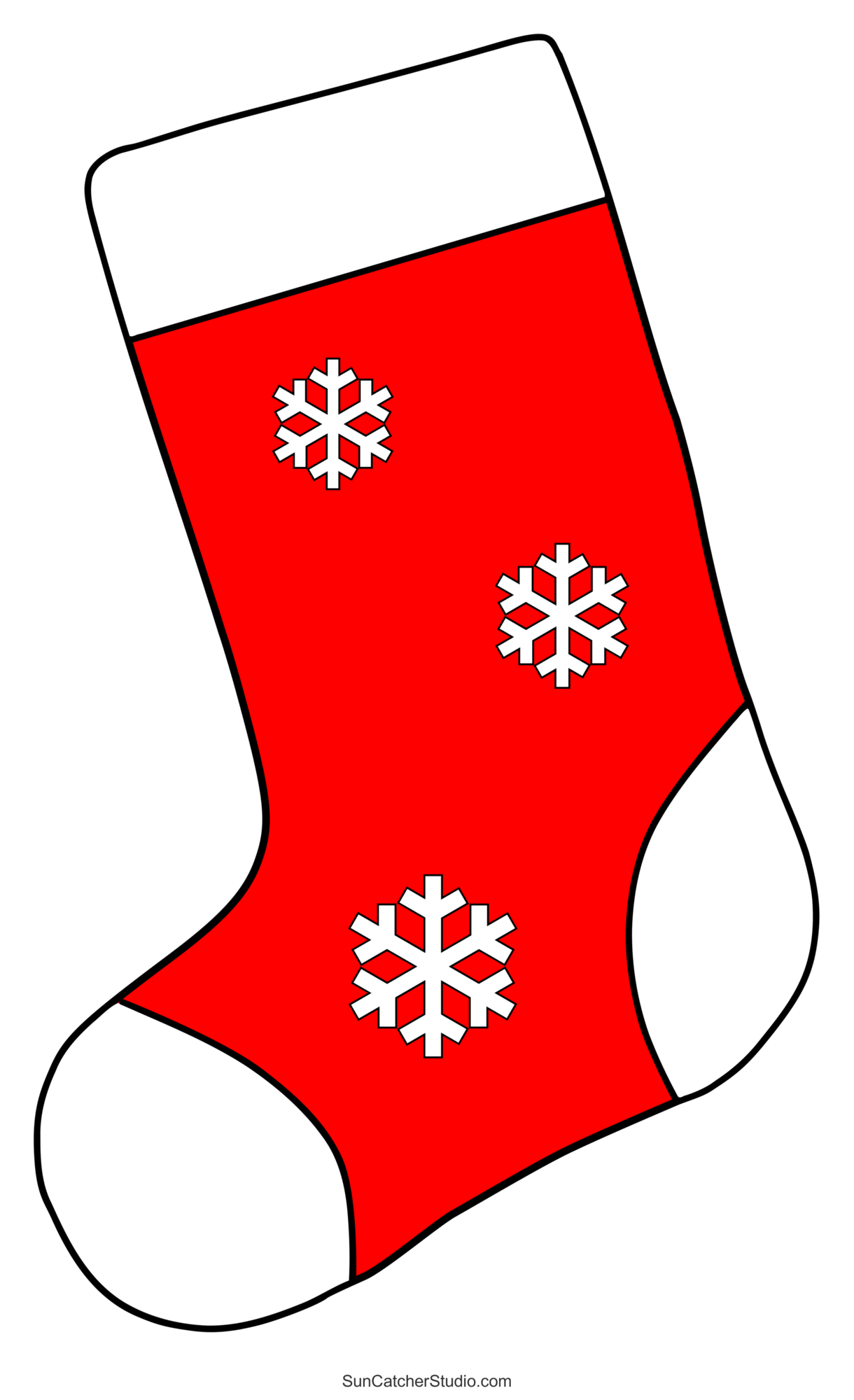 Christmas Stocking Patterns Printable Stencils U0026 Templates 