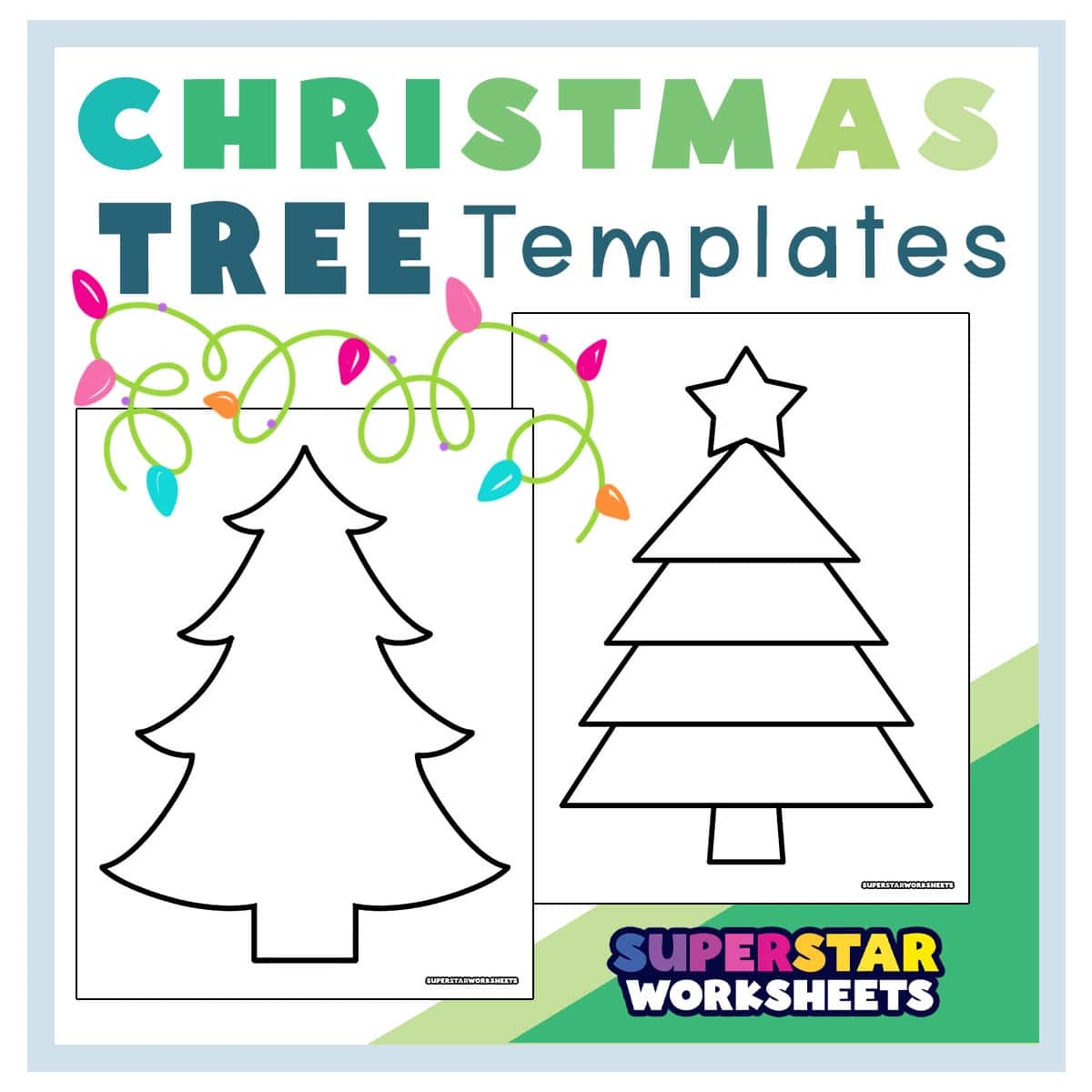 Free Xmas Tree Template Printable Free Xmas Tree Template Printable