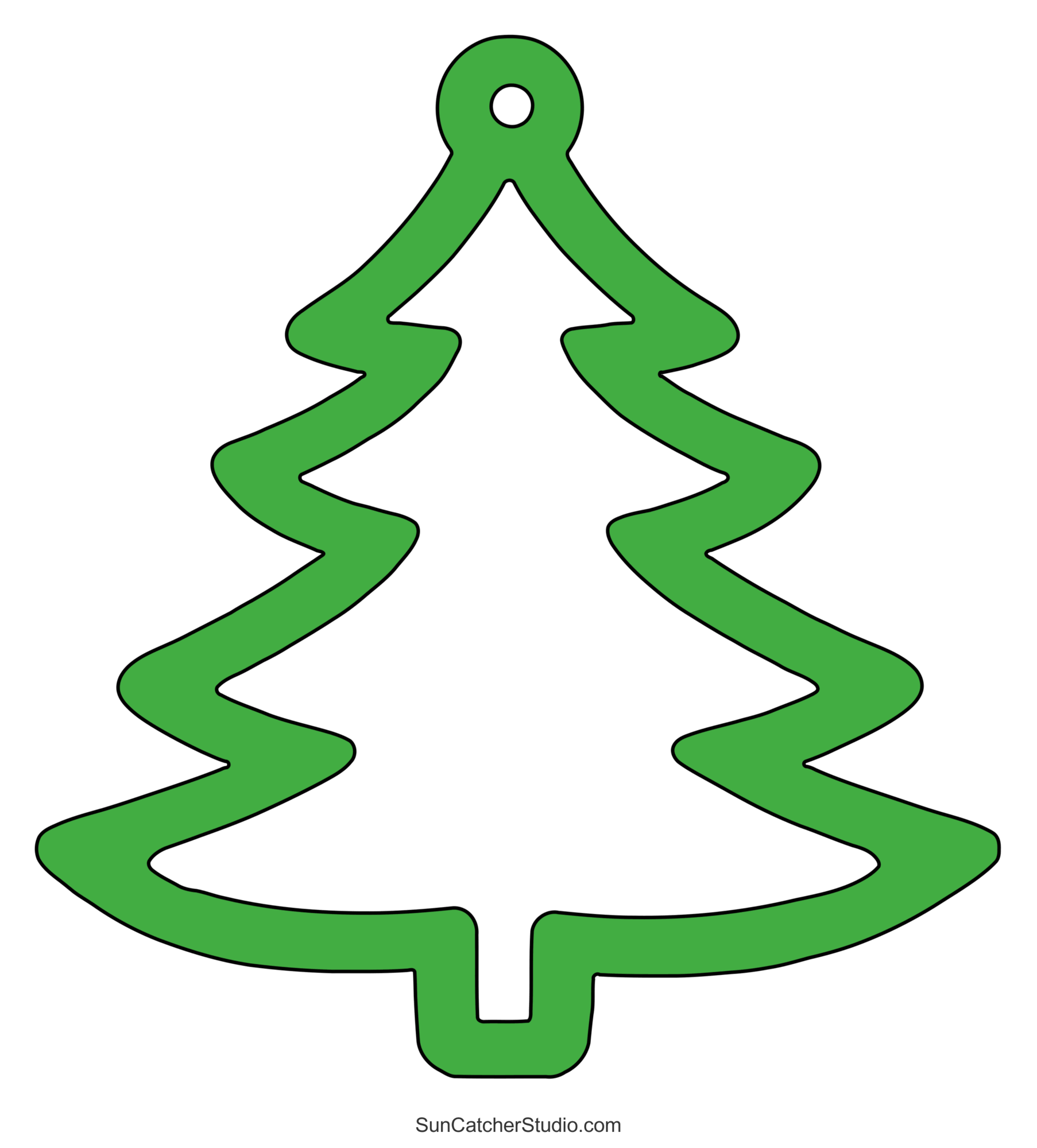 Christmas Tree Templates And Stencils Free Printable Patterns 