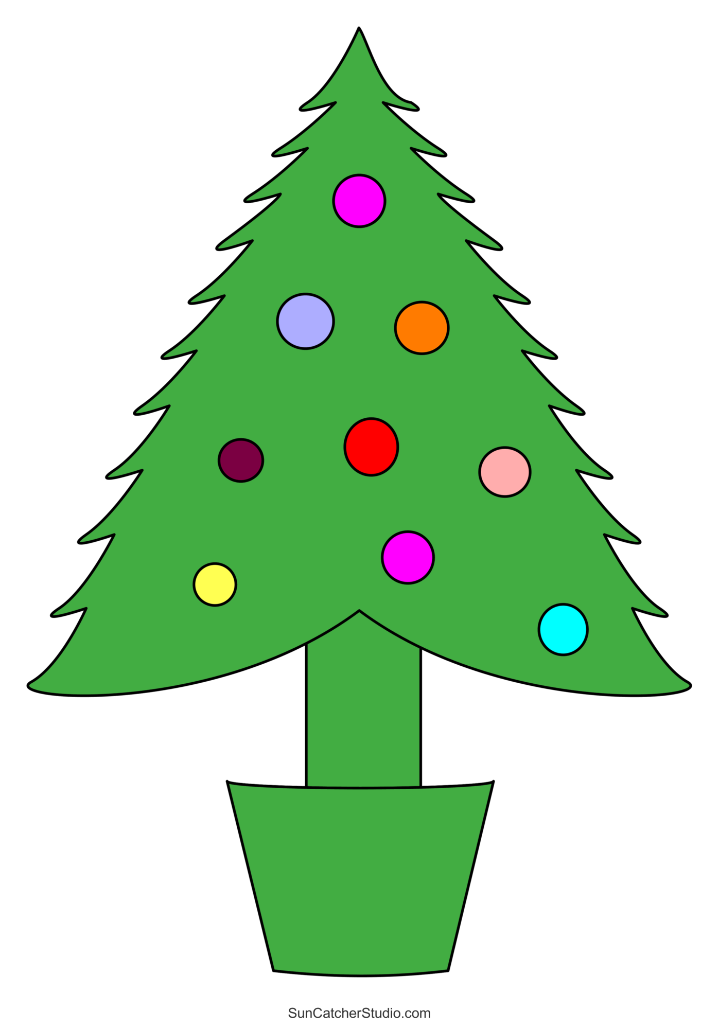 Christmas Tree Templates And Stencils Free Printable Patterns Free Printables Monograms Design Tools Patterns U0026 DIY Projects