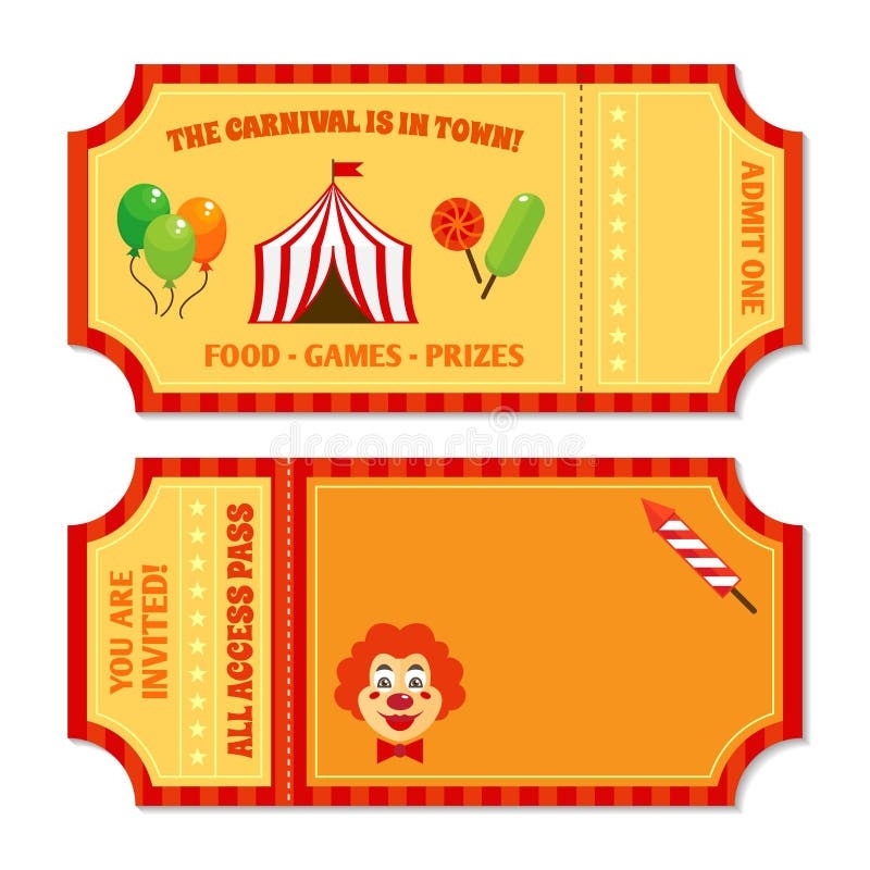Circus Tickets Template Stock Illustrations 759 Circus Tickets Template Stock Illustrations Vectors U0026 Clipart Dreamstime