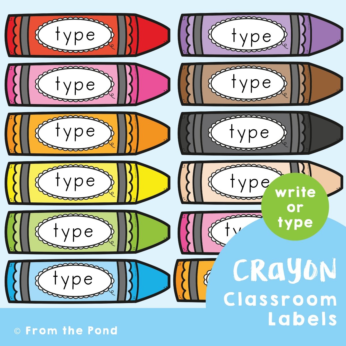 Classroom Labels To Organize Your Classroom Equipment From The 