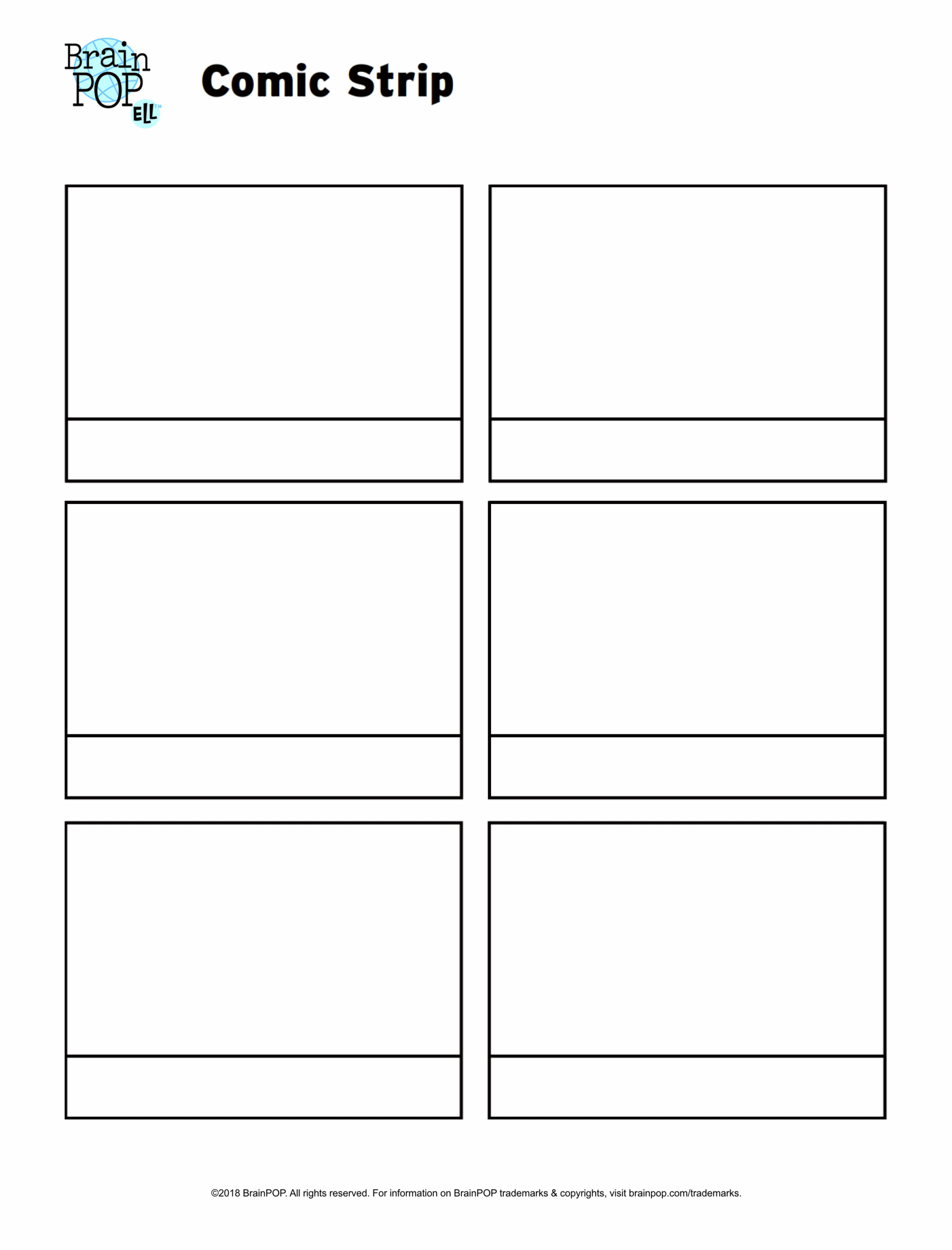 Comic Strip Template Printable Free