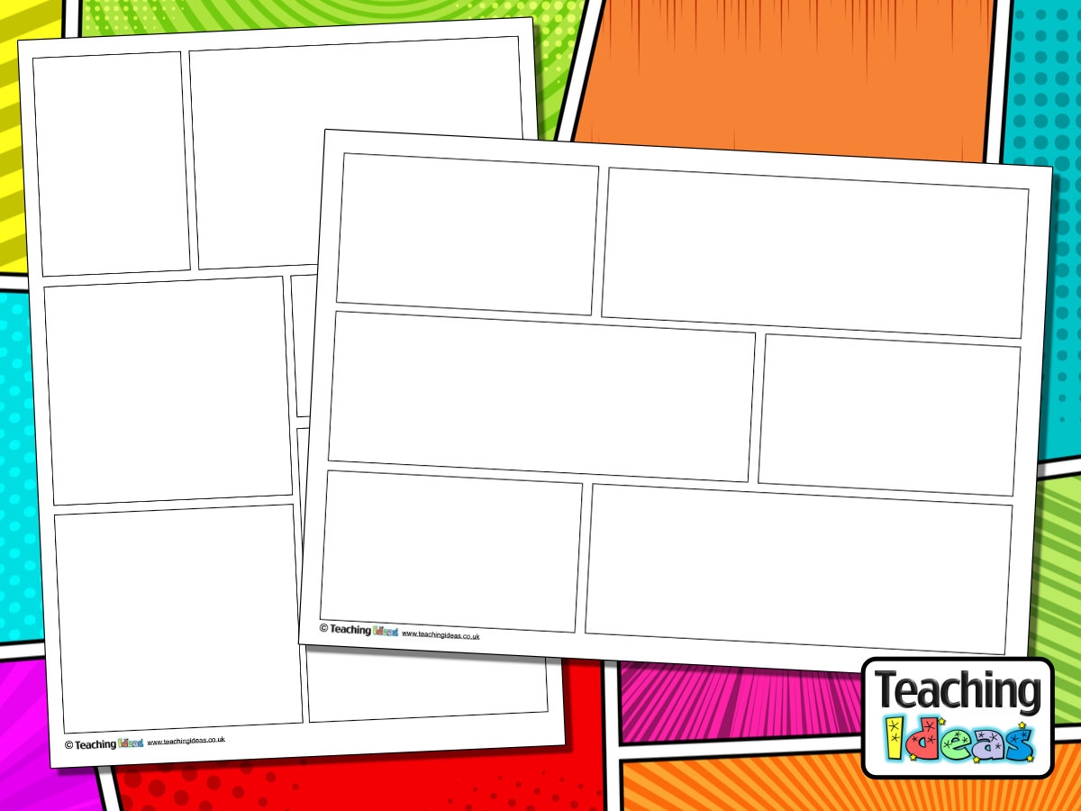 Comic Strip Templates Teaching Ideas