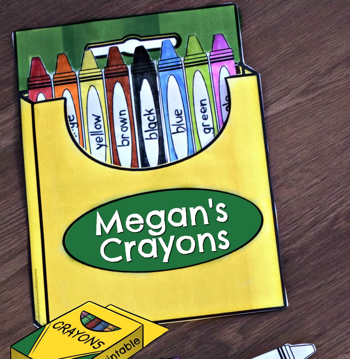 Crayon Colors Printable Crafts For Kids