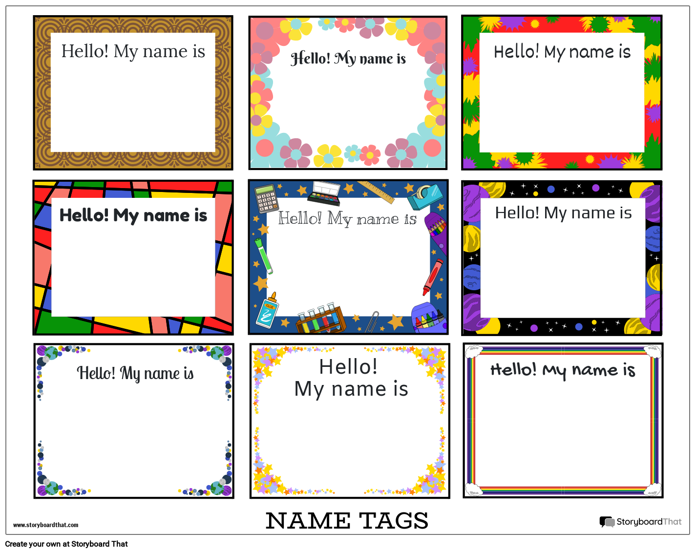 Free Printable Name Plate Template Free Printable Name Plate Template