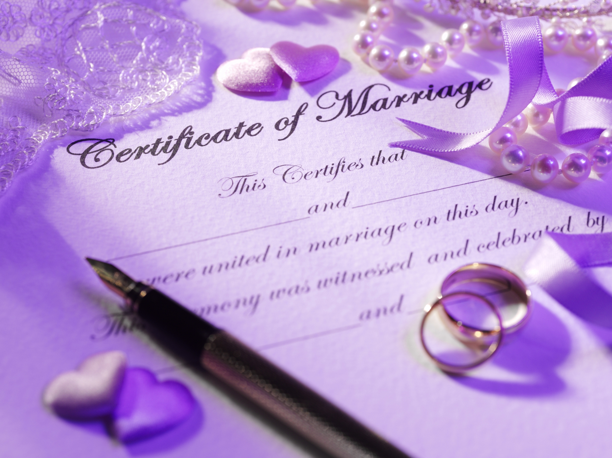 Printable Marriage Certificate Template Free