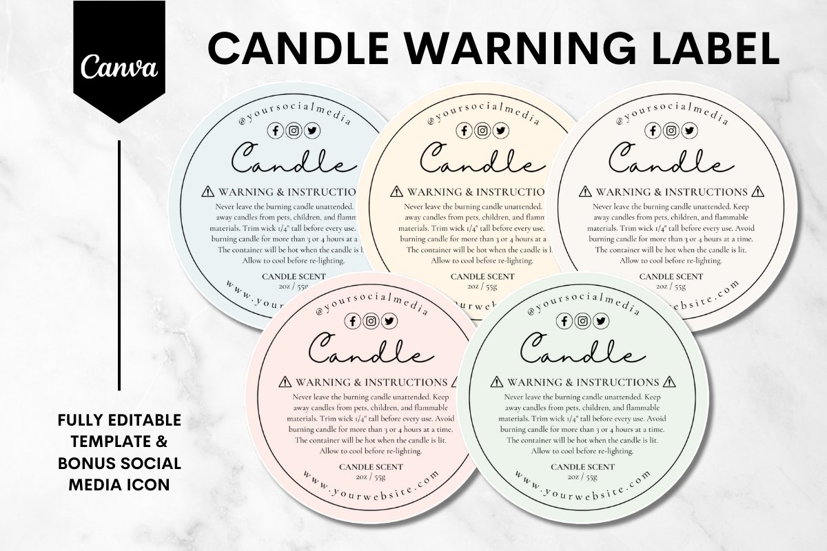 Custom Candle Warning Label Canva Template 5 3242604 Custom Candle Warning Label Canva Template 5 3242604