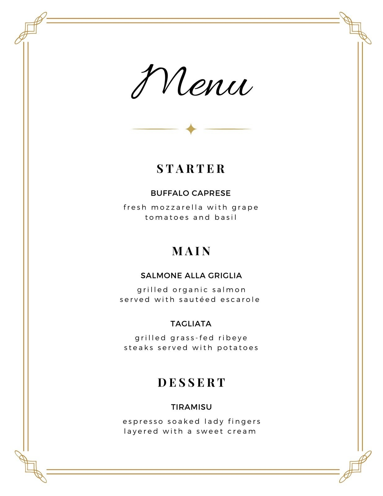 Customize 17 480 Menus Templates Online Canva Worksheets Library