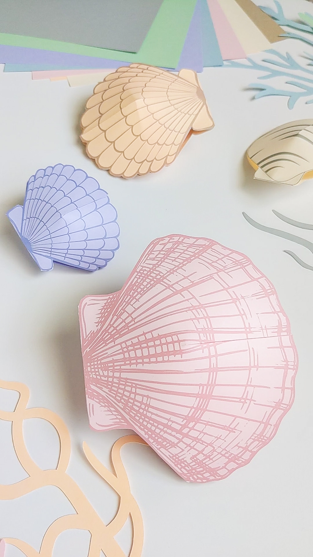 Free Printable Seashell Templates