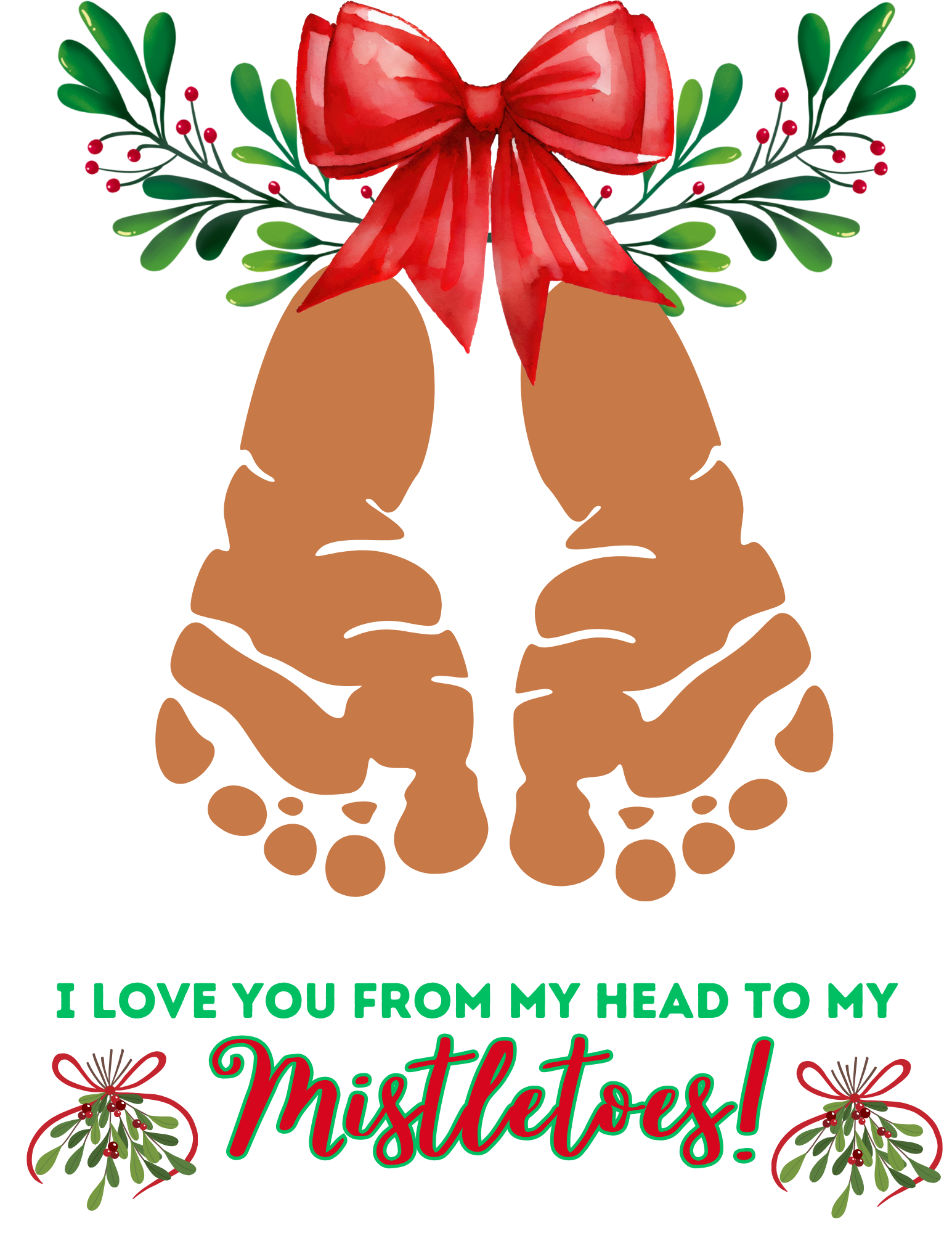 Cute Mistletoes Craft To Make For Christmas