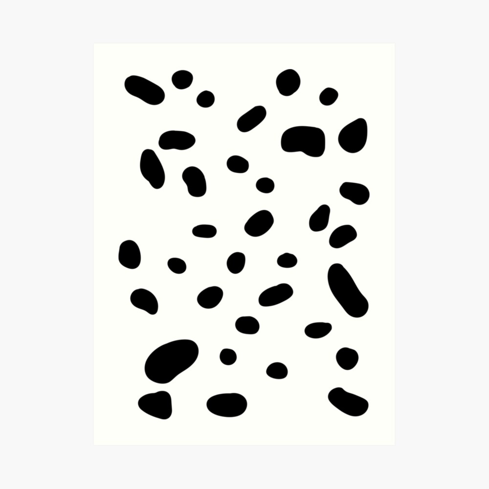 Free Printable Dalmatian Spots Template
