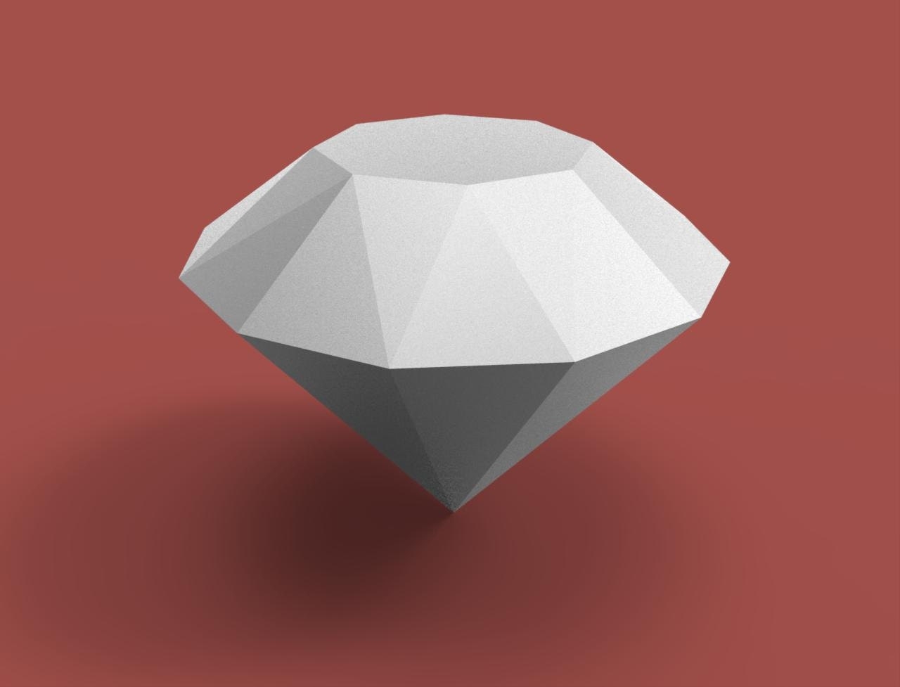 Free Printable 3d Diamond Template