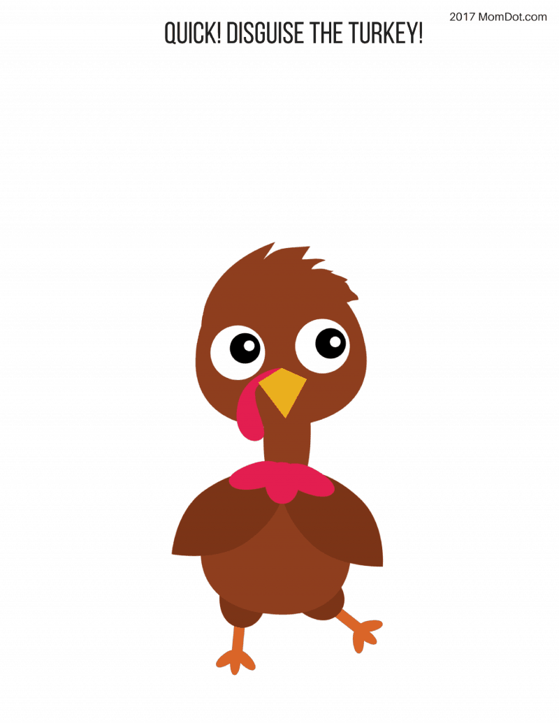 Turkey Body Template Free Printable